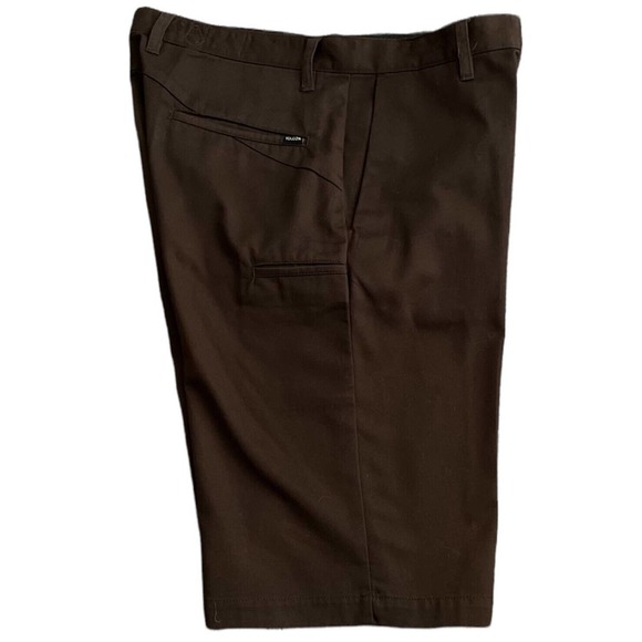 Volcom Stone Corpo Class Collection Men's Brown Chino Shorts Size 32 - Picture 3 of 5